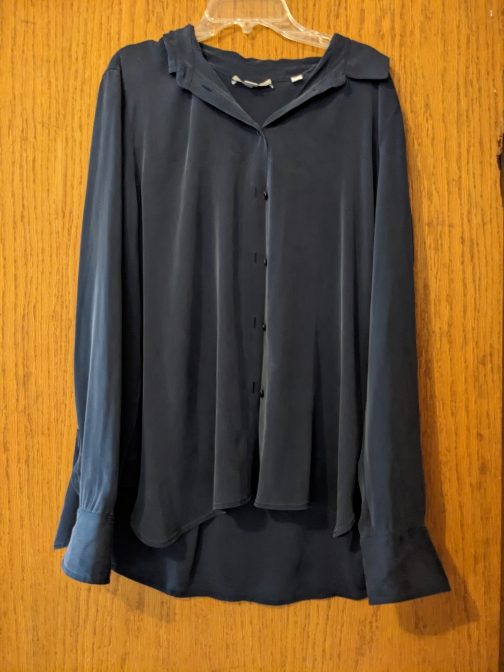 Vince Stretch Silk Blouse